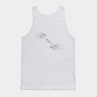 one line art Tank Top